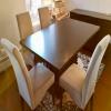 Furniture was delivered on time