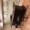Manchester Raised Panel Return Bar (Distressed Walnut)
