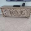 Gramercy 3 Door Accent Cabinet (Grey Wash)